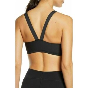 NWT Spanx LG Workout to Waves Low Impact Sports Bra Black 97679